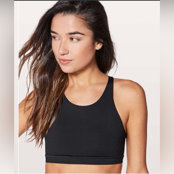 lululemon NWT Tied to It tank - sz.8 black - Picture 2 of 5